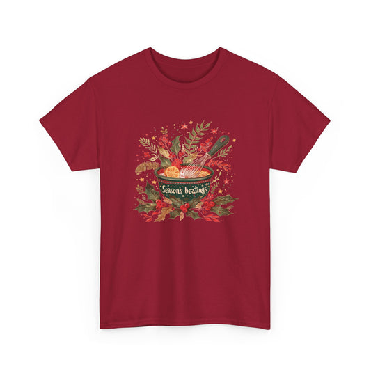 Season's Beatings (Baking) Unisex Heavy Cotton Tee