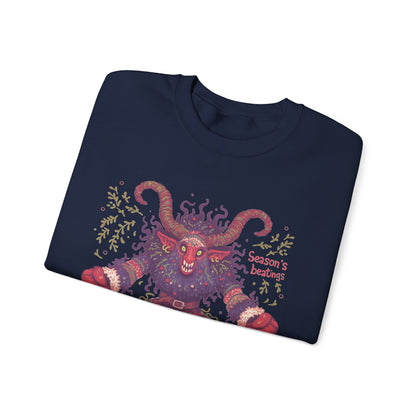 Season's Beatings (Krampus) Unisex Heavy Blend™ Crewneck Sweatshirt