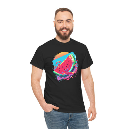 Summer Watermelon Unisex Heavy Cotton Tee