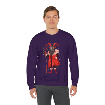 Merry Krampus Unisex Heavy Blend™ Crewneck Sweatshirt