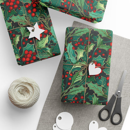 Holly Wrapping Papers