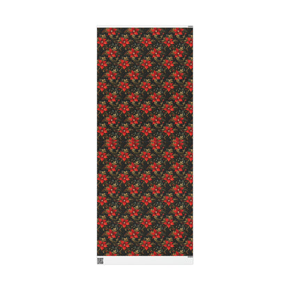 Pretty Poinsettias Wrapping Papers