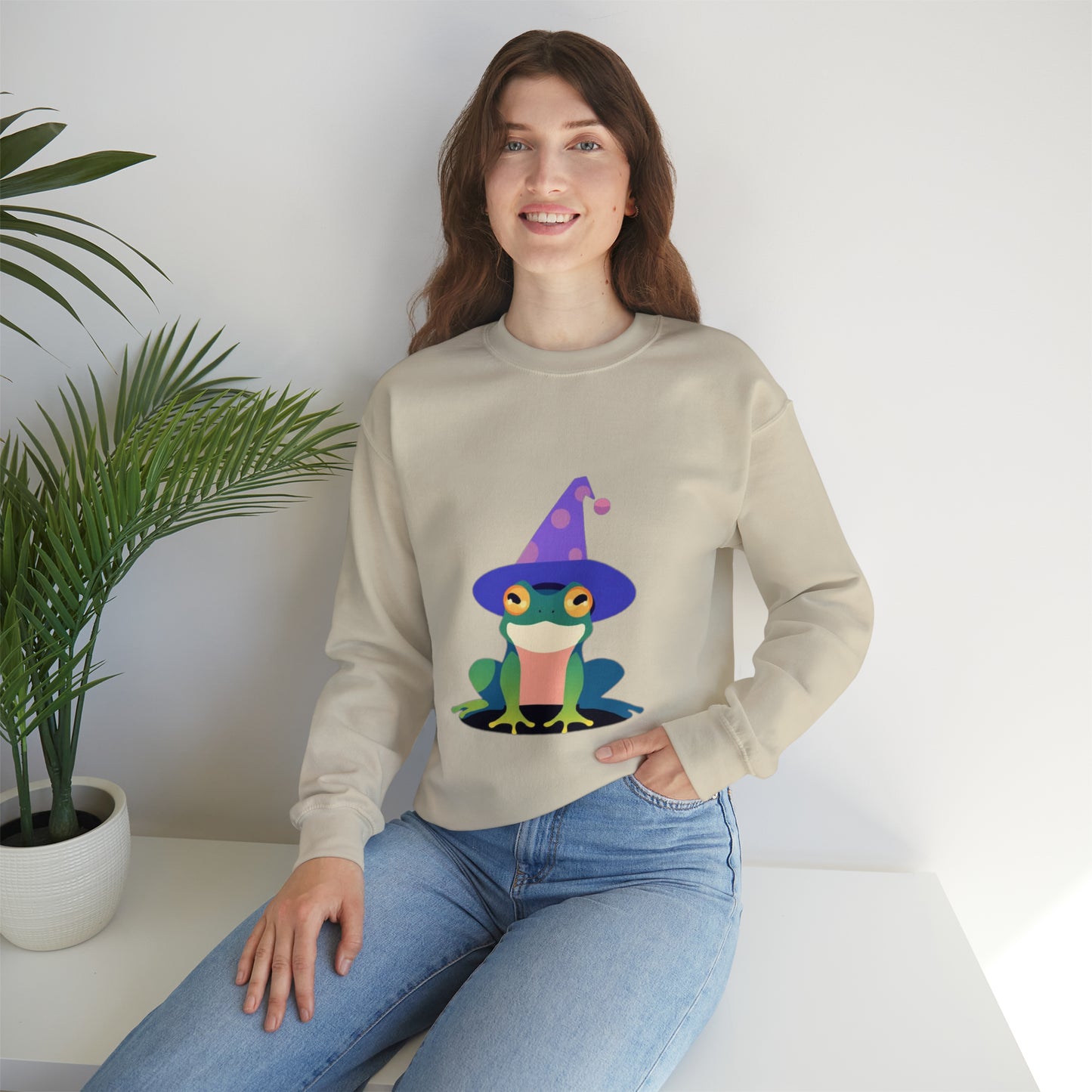 Wizard Frog Unisex Heavy Blend™ Crewneck Sweatshirt