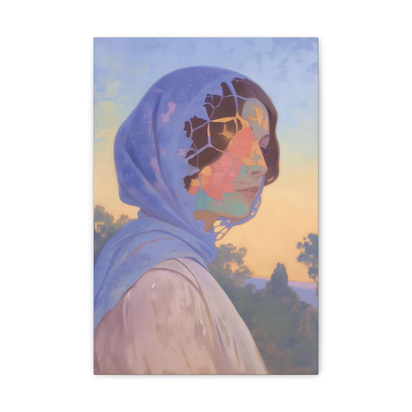 Enigmatic Waif Canvas Gallery Wraps
