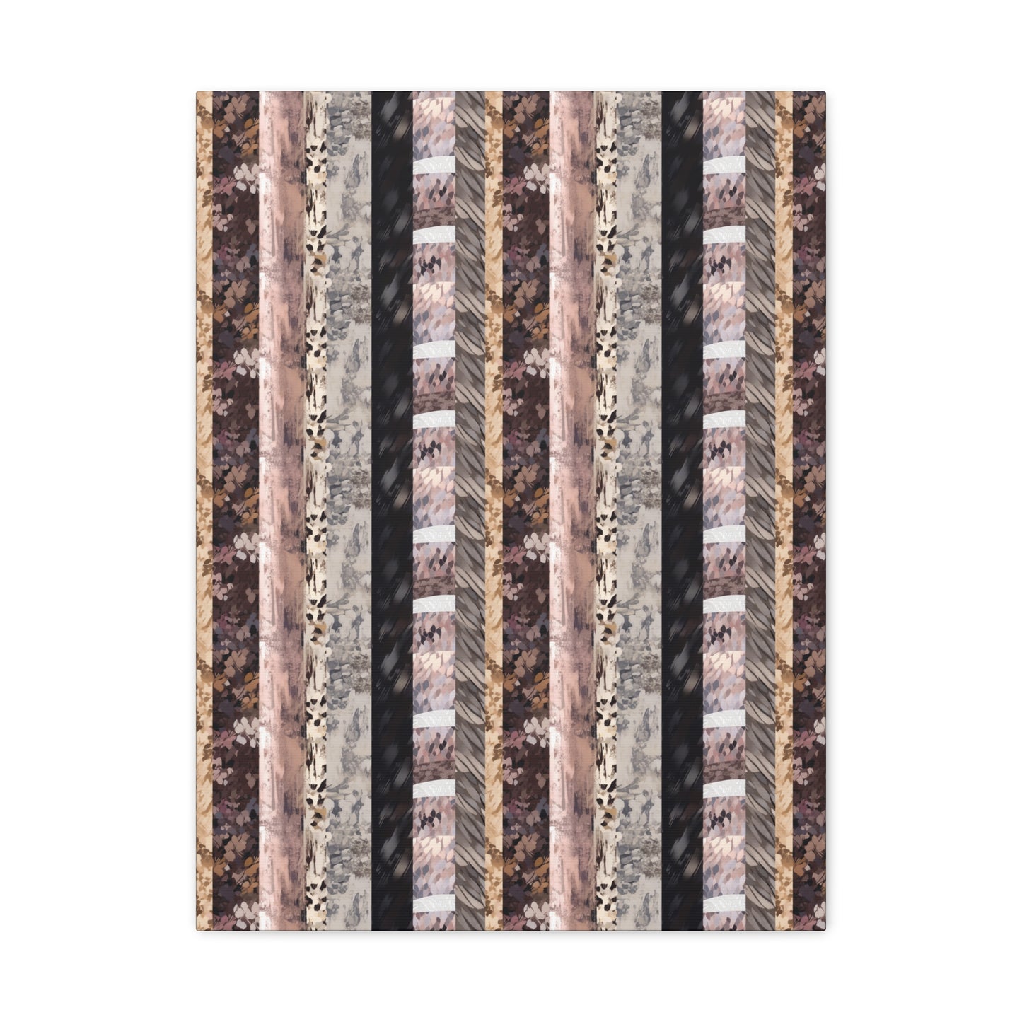 Textured Stripes Canvas Gallery Wrap