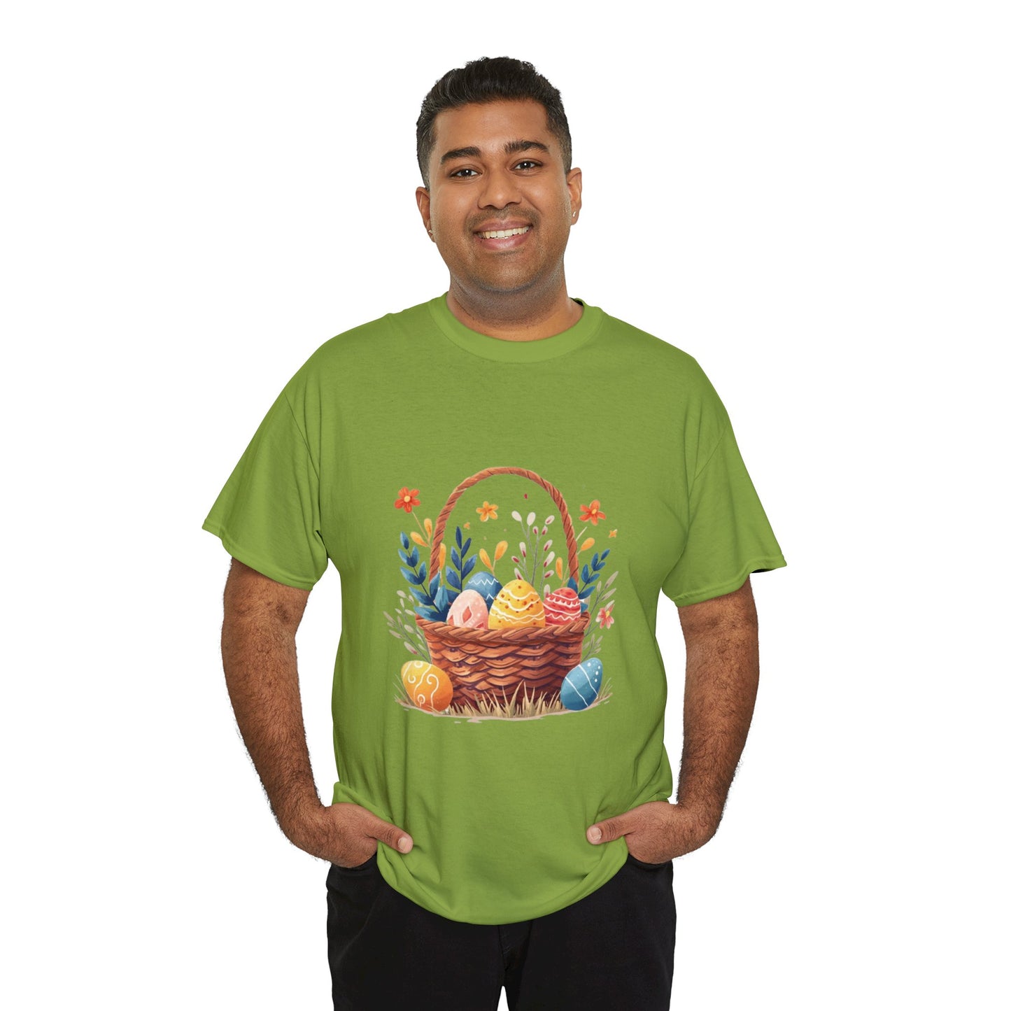 Easter Basket Unisex Heavy Cotton Tee