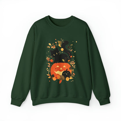 Spooky Kitty Unisex Heavy Blend™ Crewneck Sweatshirt