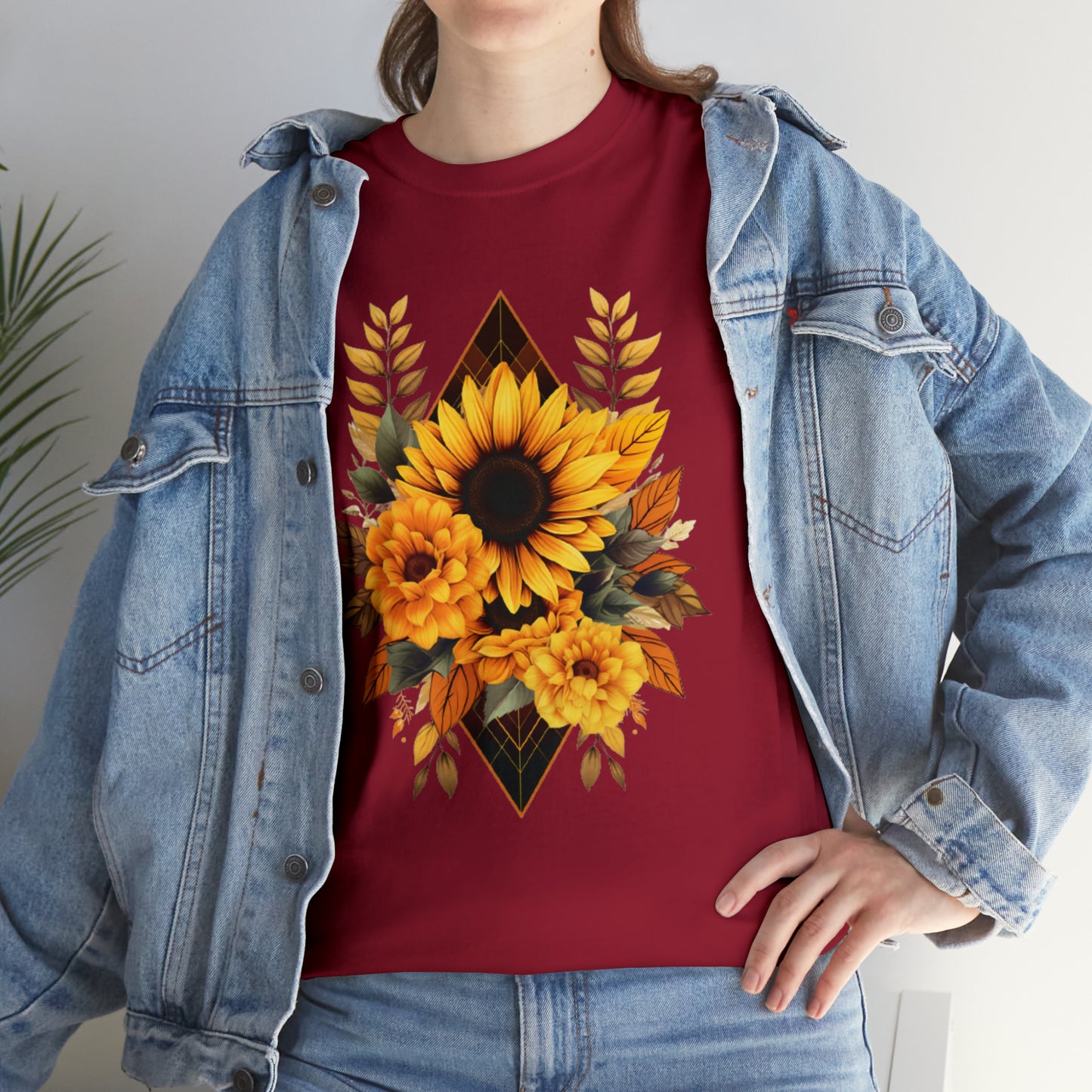 Sunflowers Unisex Heavy Cotton Tee