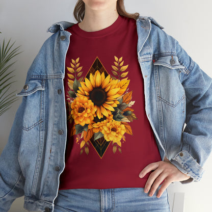 Sunflowers Unisex Heavy Cotton Tee