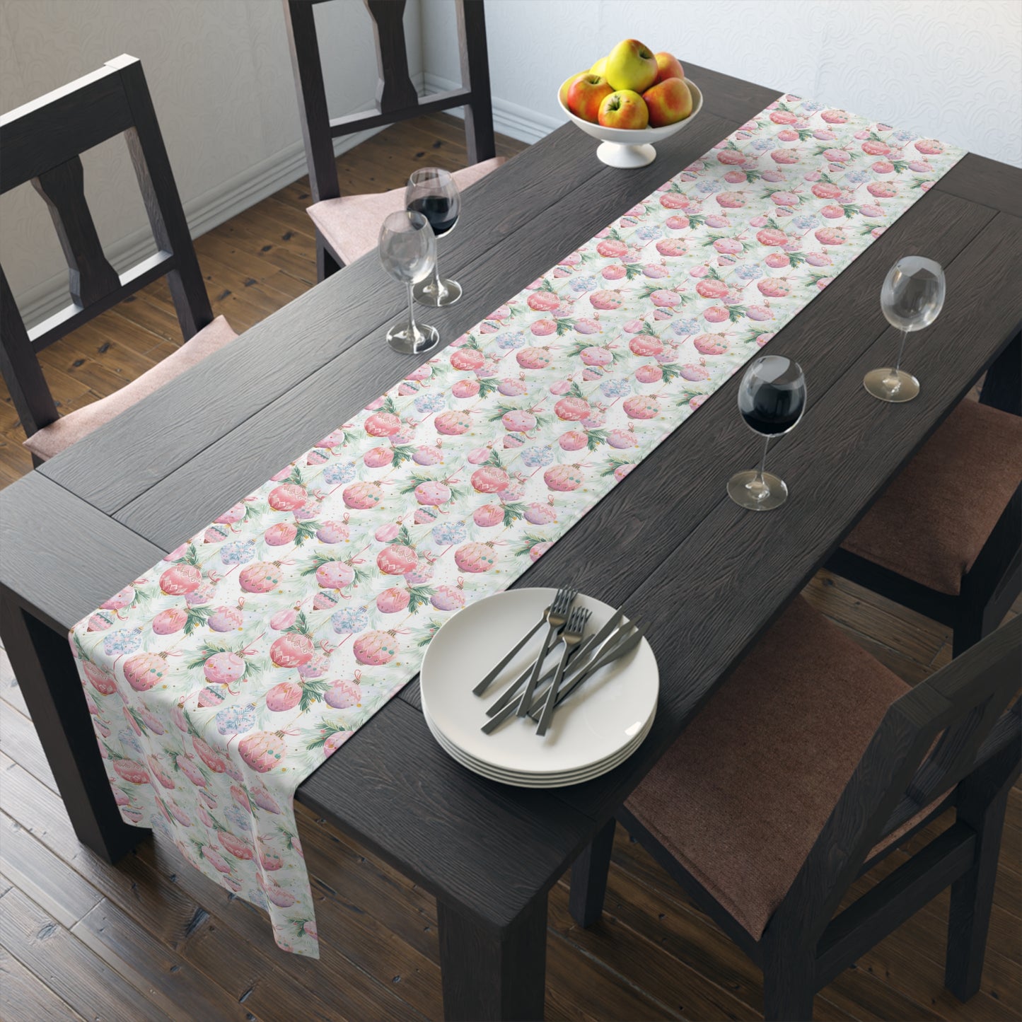 Pastel Ornaments Table Runner (Cotton, Poly)