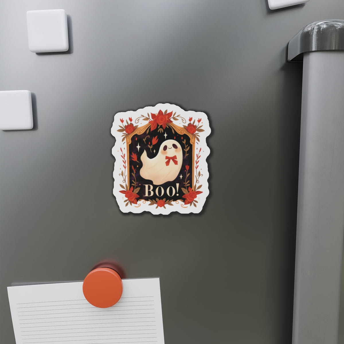 Boo! Die-Cut Magnets