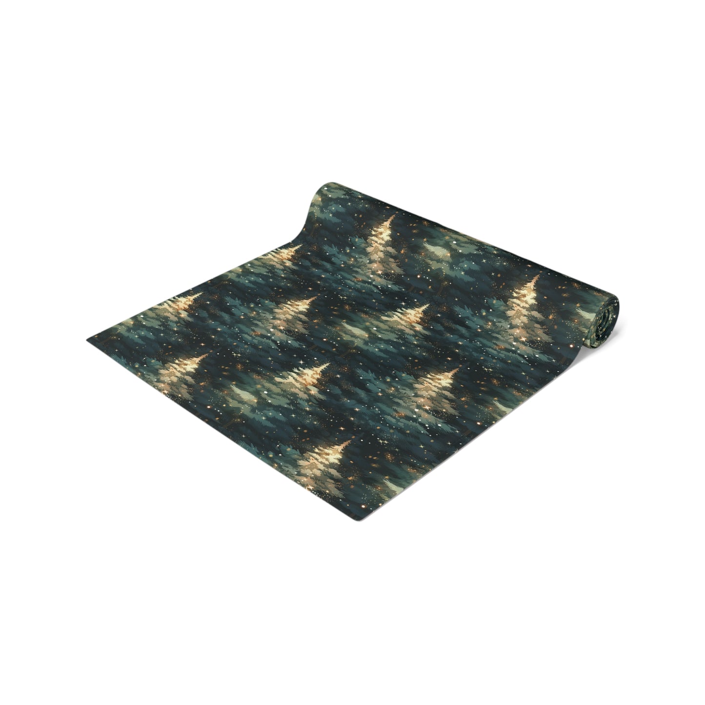 Twinkling Trees Table Runner (Cotton, Poly)