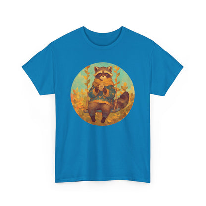 Cocoa Raccoon Unisex Heavy Cotton Tee