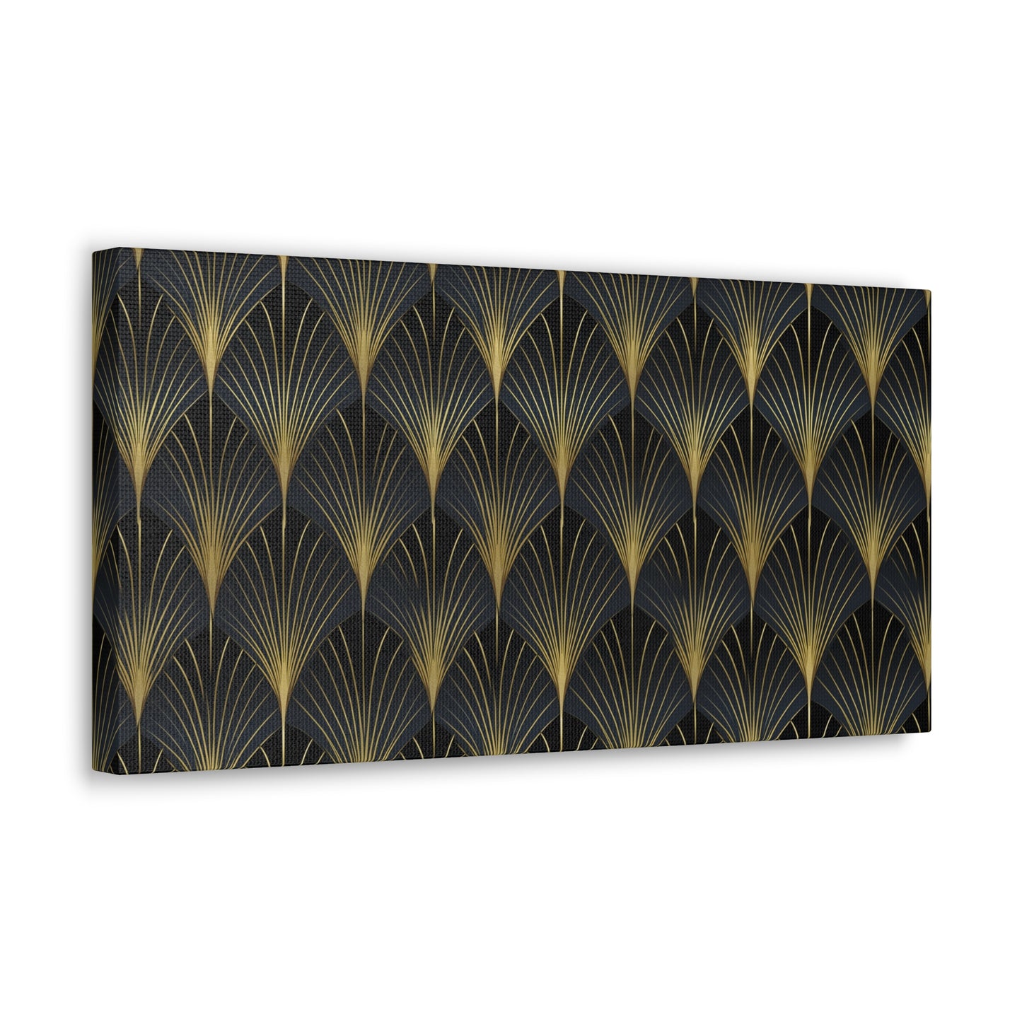Art Deco Fans Canvas Gallery Wrap