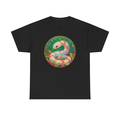 Candy Stripe Snake Unisex Heavy Cotton Tee