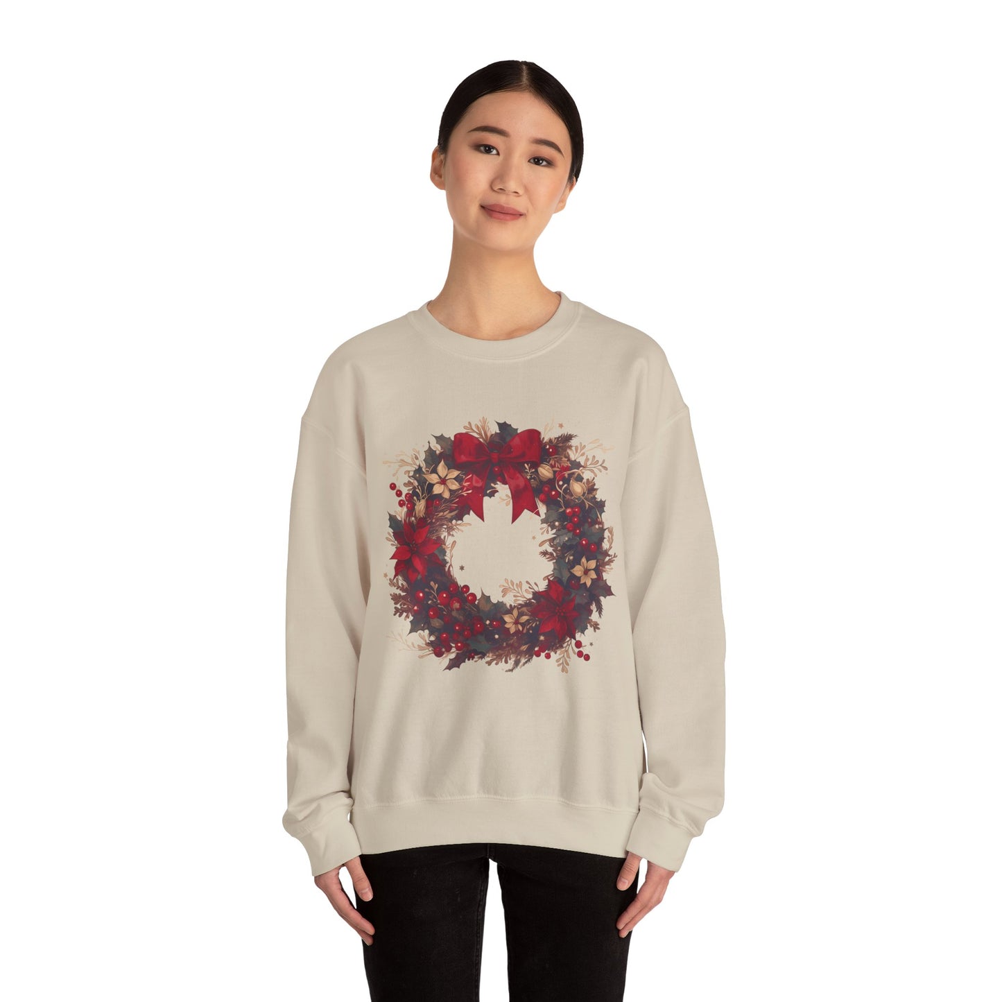 Wreath Unisex Heavy Blend™ Crewneck Sweatshirt