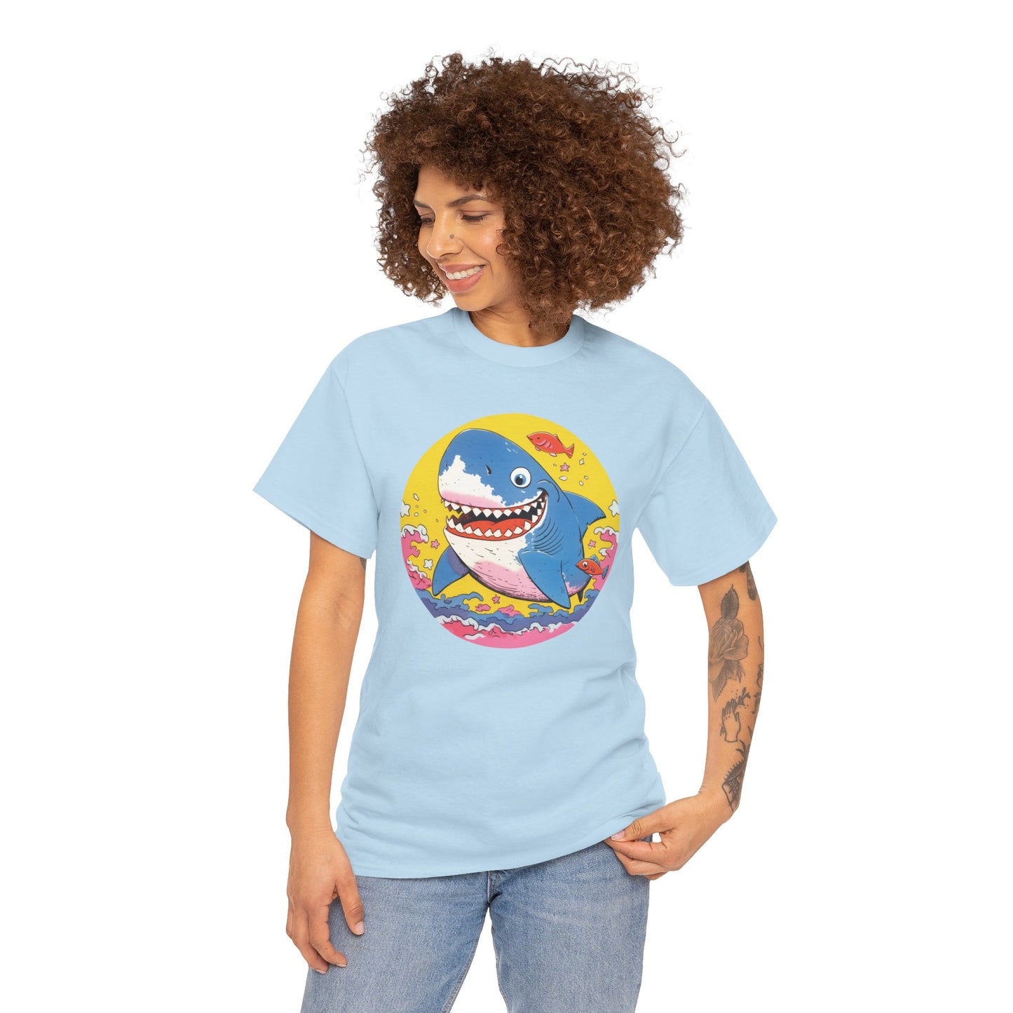 Shark Unisex Heavy Cotton Tee