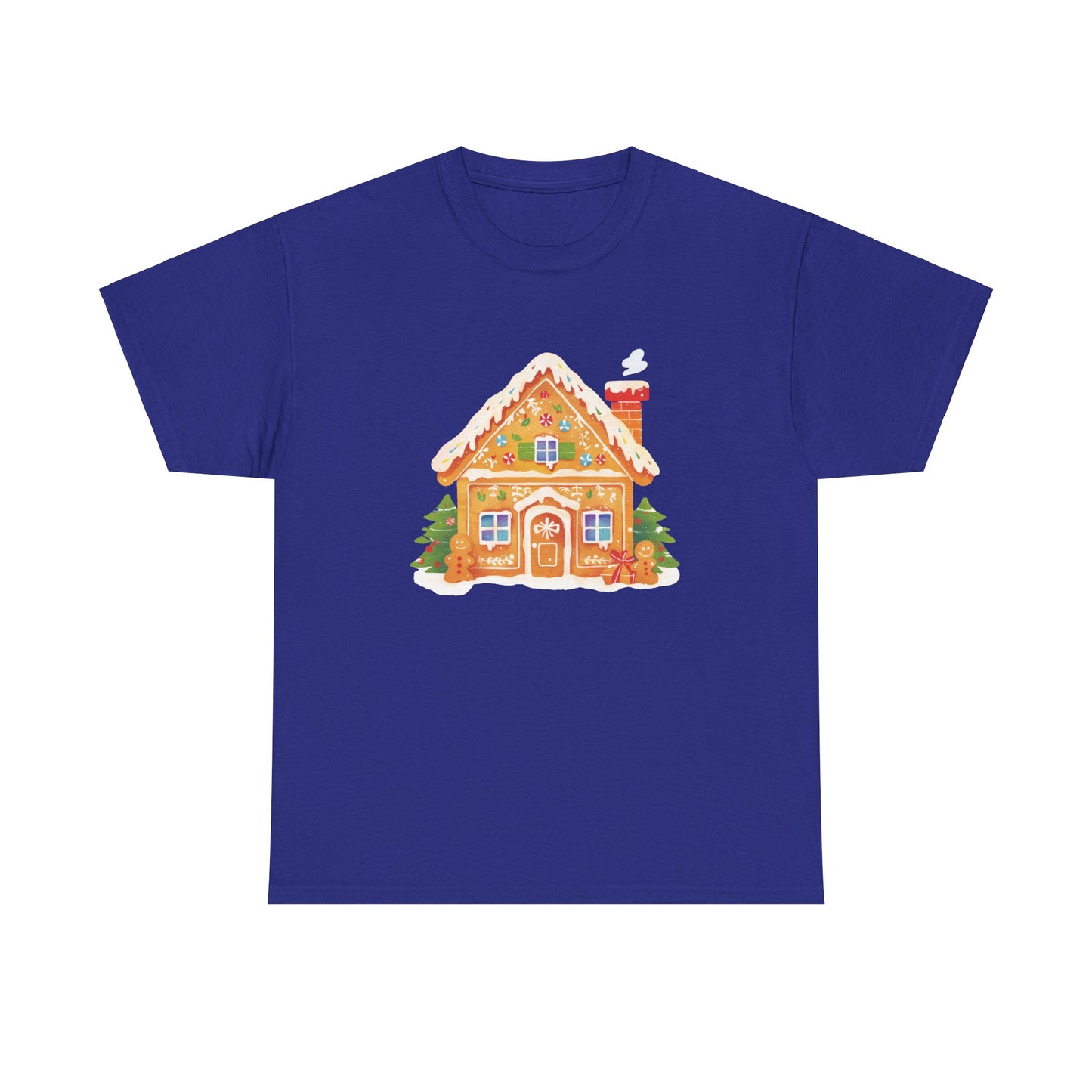 Gingerbread House Unisex Heavy Cotton Tee
