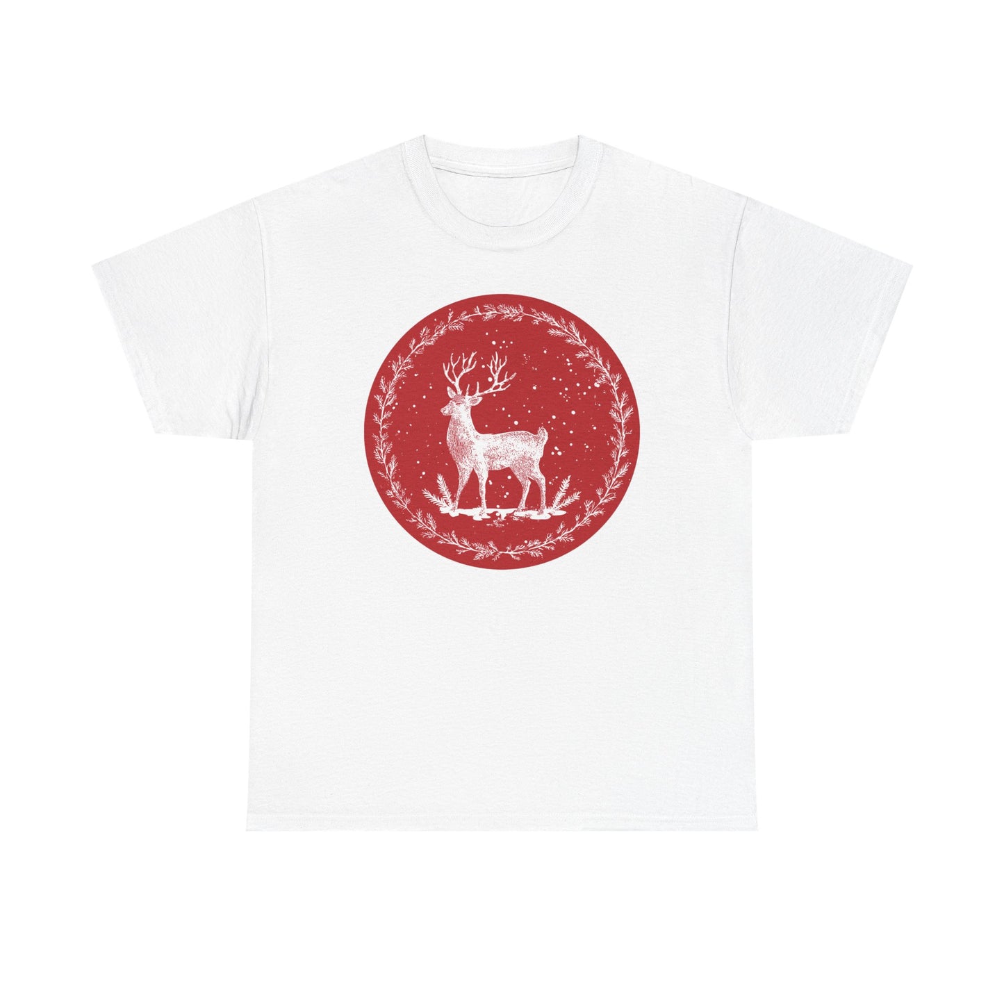 Rustic Deer Unisex Heavy Cotton Tee