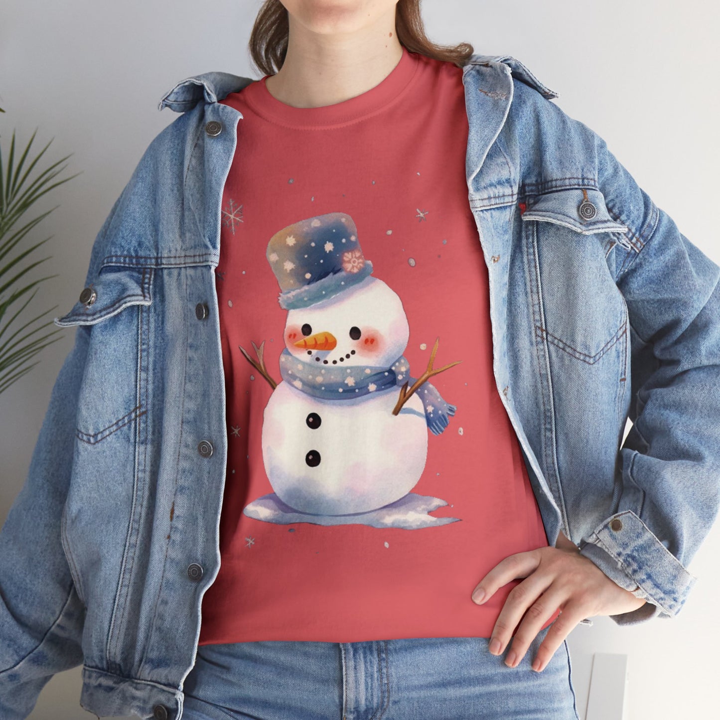 Snowman Unisex Heavy Cotton Tee