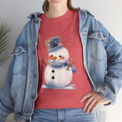 Snowman Unisex Heavy Cotton Tee