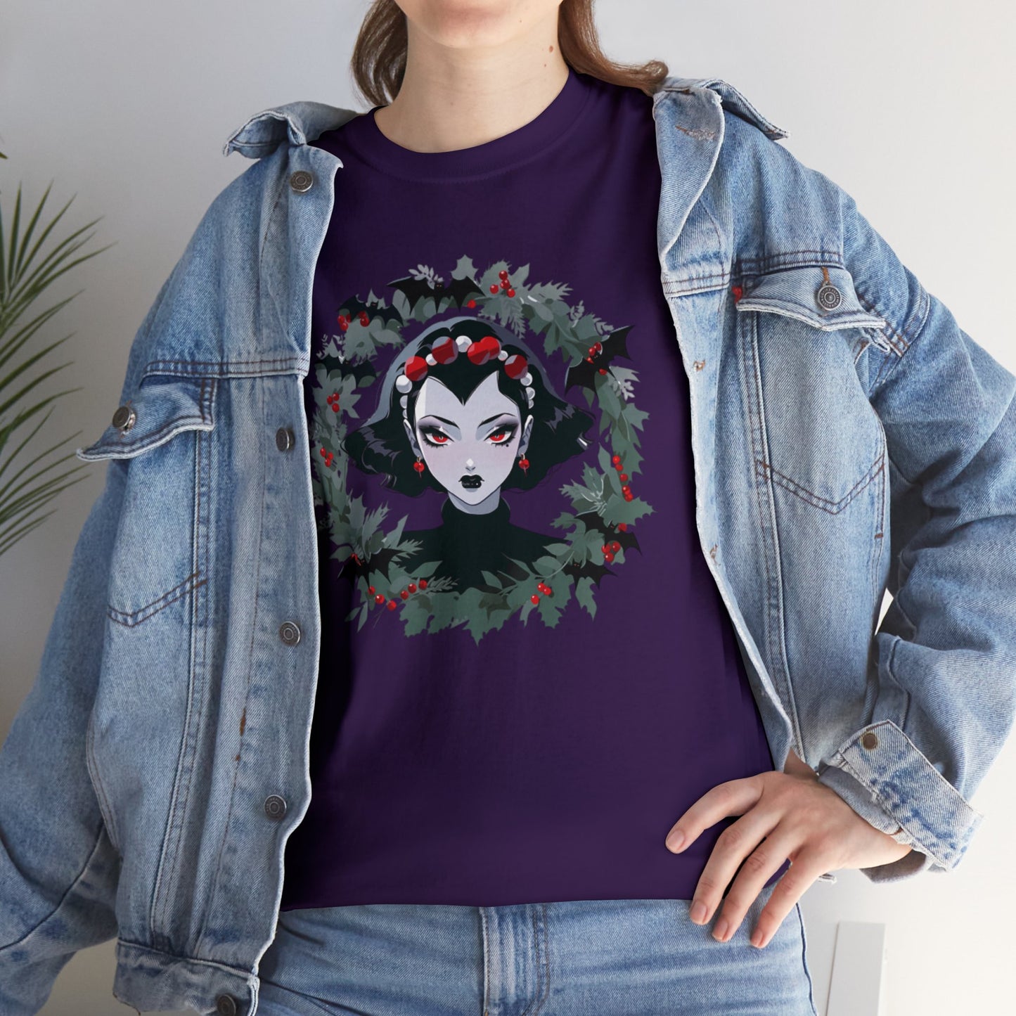 Vampire Wreath Unisex Heavy Cotton Tee
