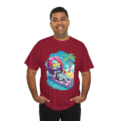 Beach Babe Zombie Unisex Heavy Cotton Tee