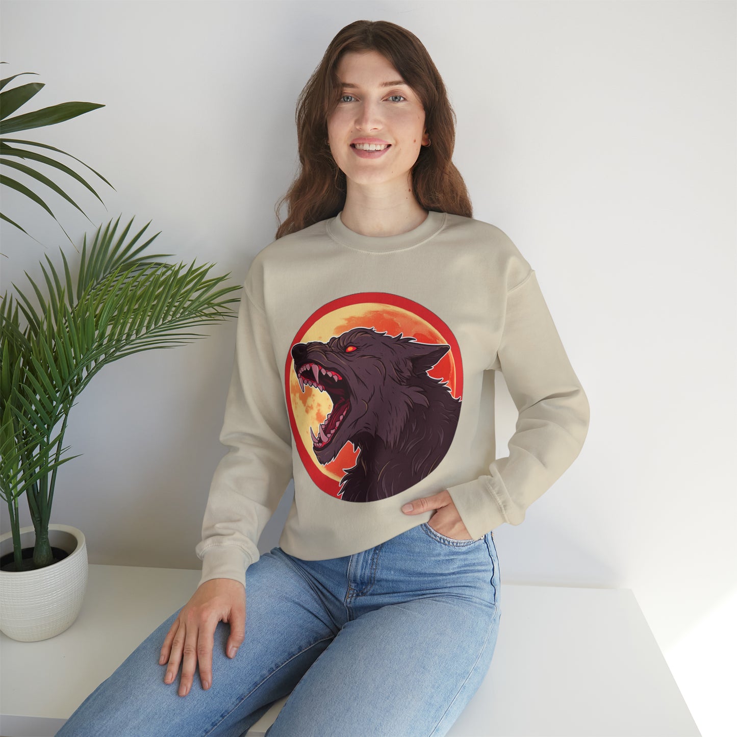 Werewolf Unisex Heavy Blend™ Crewneck Sweatshirt