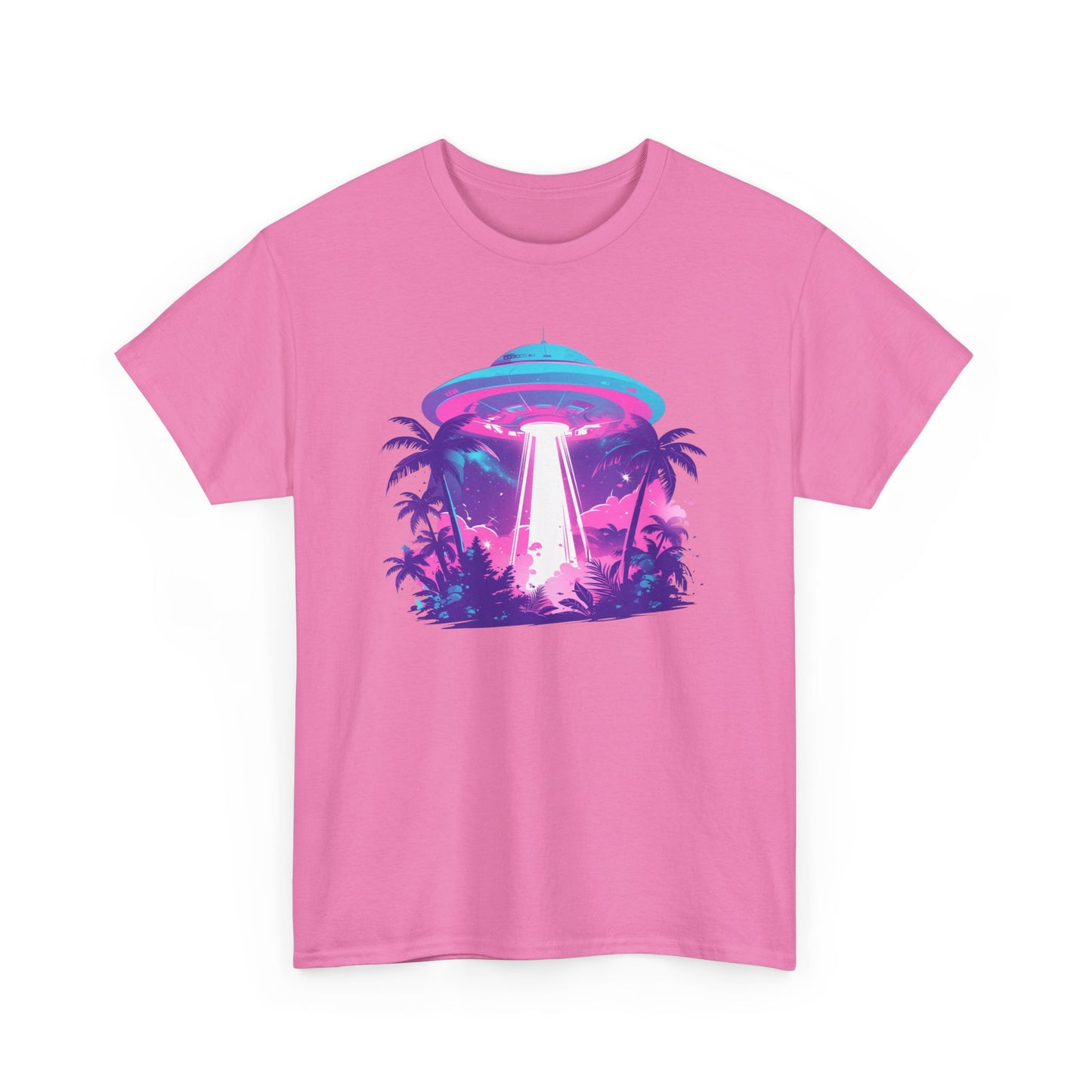 Tropical UFO Unisex Heavy Cotton Tee