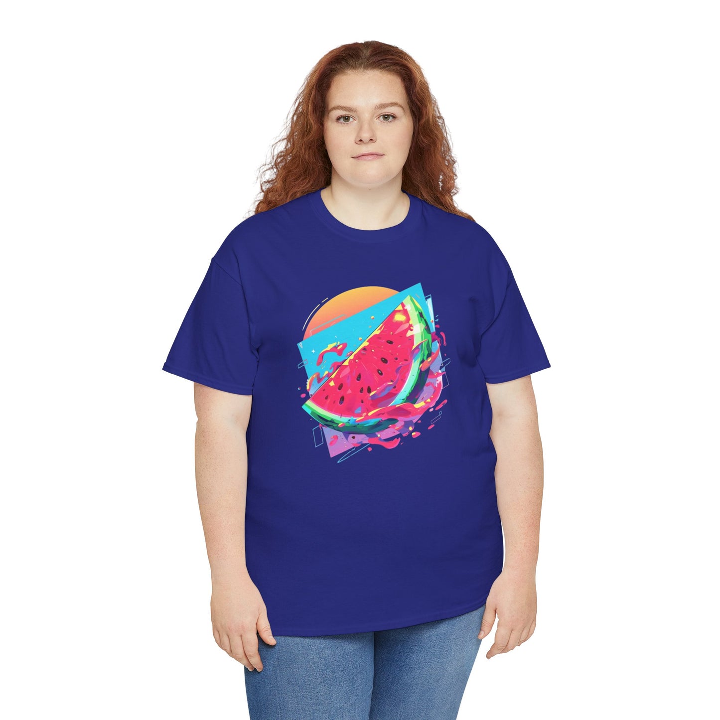 Summer Watermelon Unisex Heavy Cotton Tee