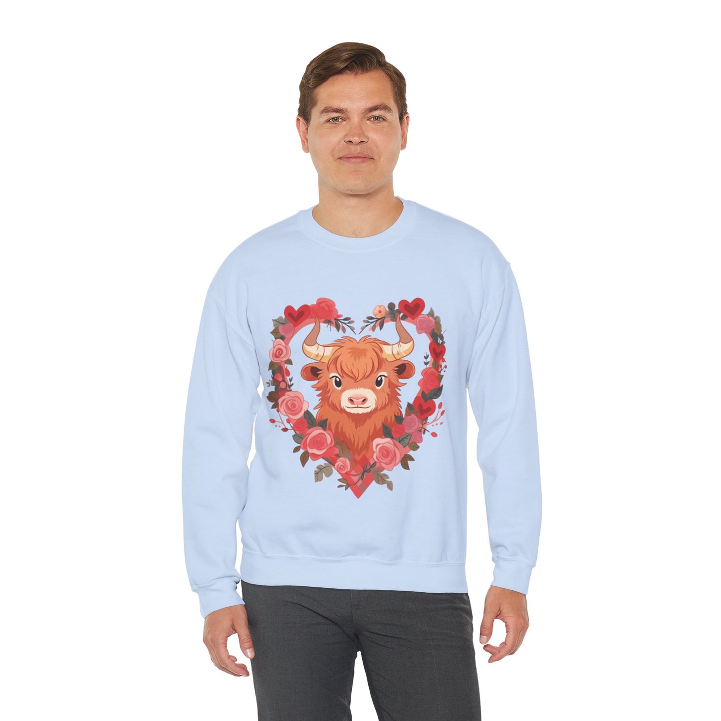Moo Moo Love Unisex Heavy Blend™ Crewneck Sweatshirt