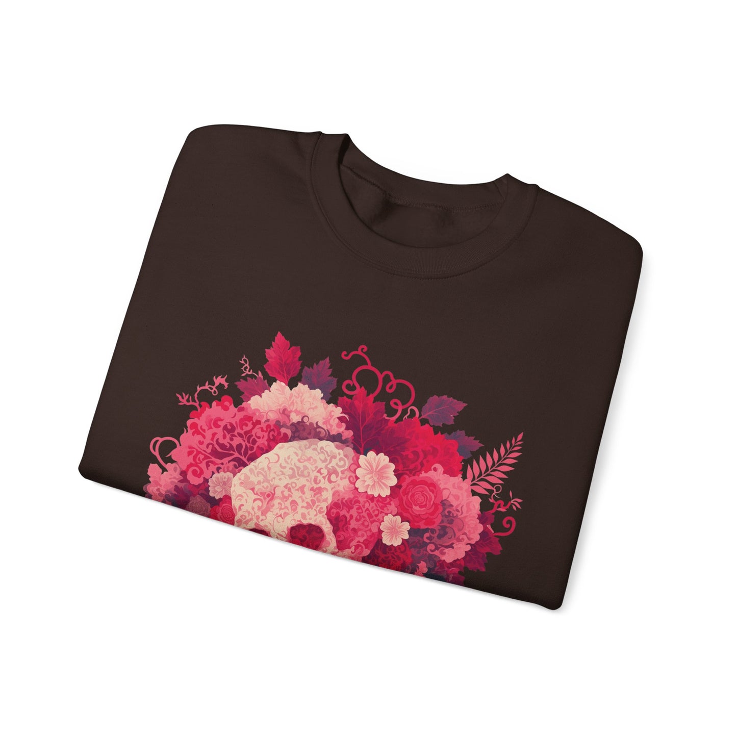 Skull Bouquet Unisex Heavy Blend™ Crewneck Sweatshirt