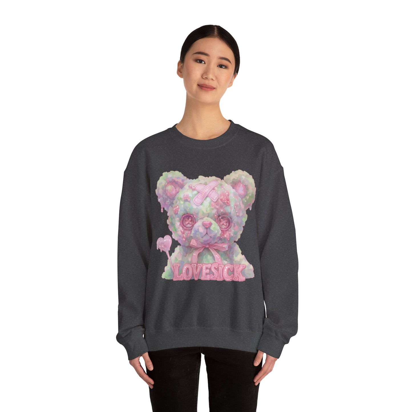 Lovesick Bear Unisex Heavy Blend™ Crewneck Sweatshirt