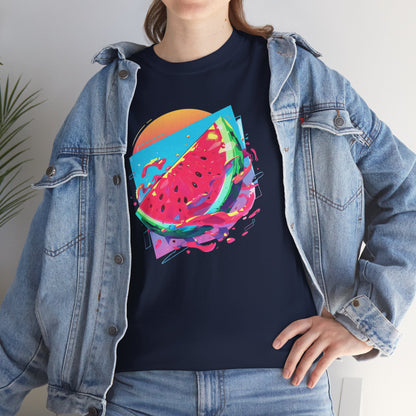 Summer Watermelon Unisex Heavy Cotton Tee