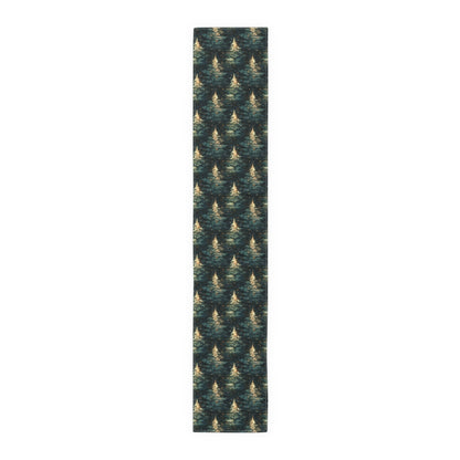Twinkling Trees Table Runner (Cotton, Poly)