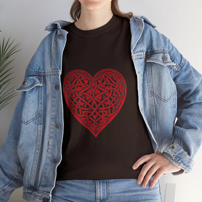 Celtic Heart Unisex Heavy Cotton Tee