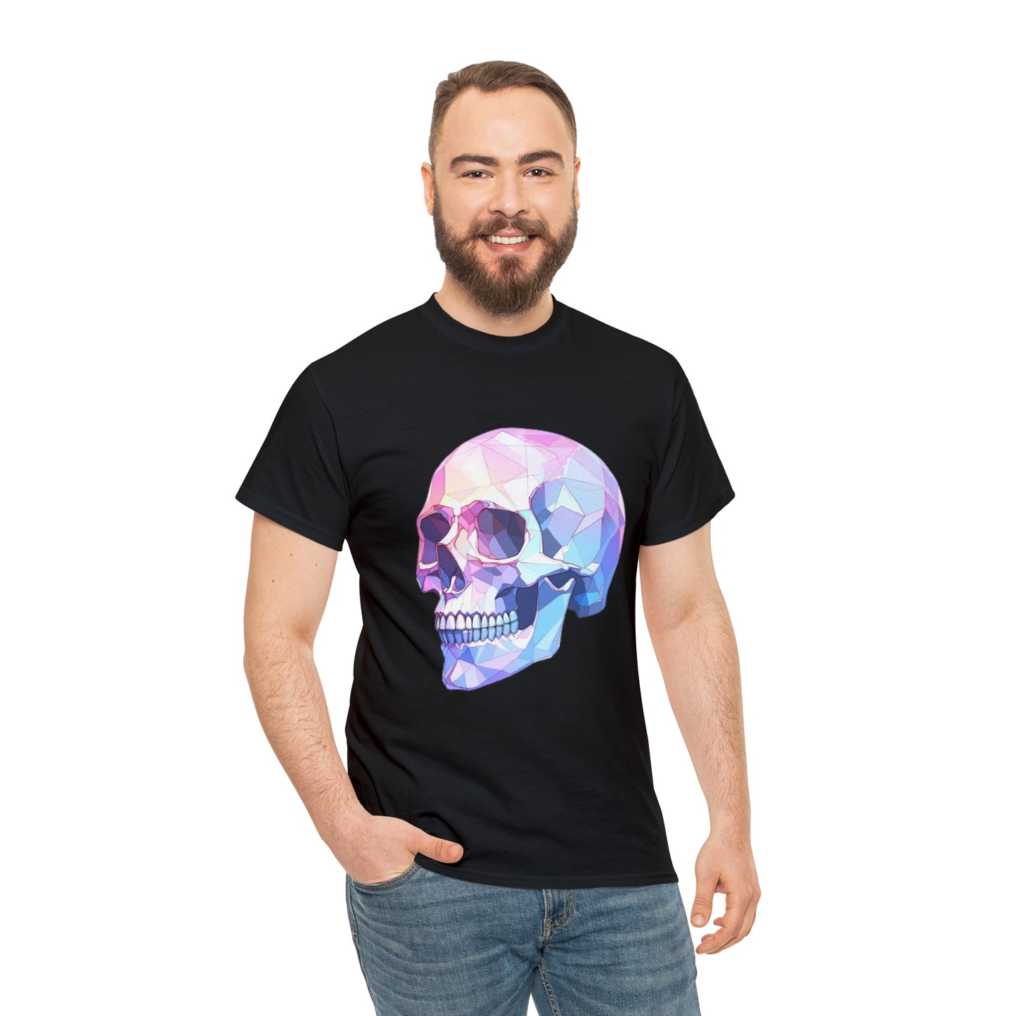 Geo Skull Unisex Heavy Cotton Tee