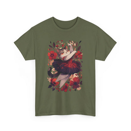 Ballet Cat Unisex Heavy Cotton Tee