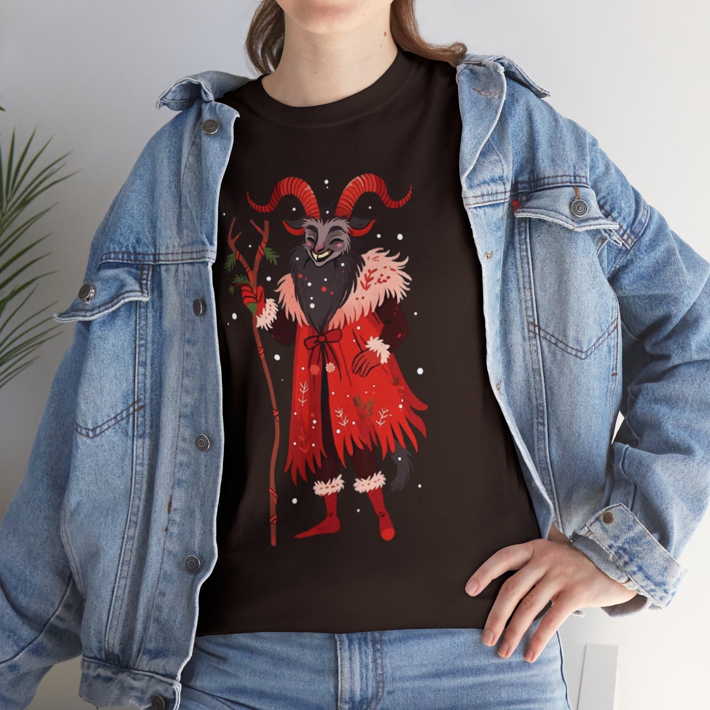 Merry Krampus Unisex Heavy Cotton Tee