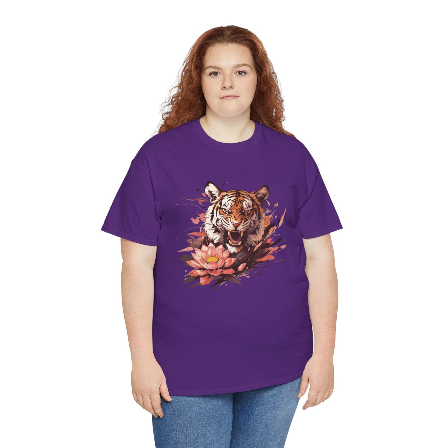 Lotus Tiger Unisex Heavy Cotton Tee