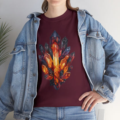 Volcanic Crystal Cluster Unisex Heavy Cotton Tee