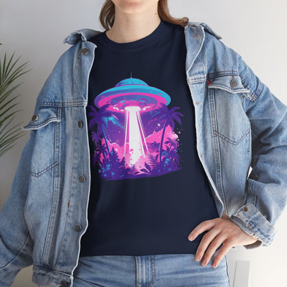 Tropical UFO Unisex Heavy Cotton Tee