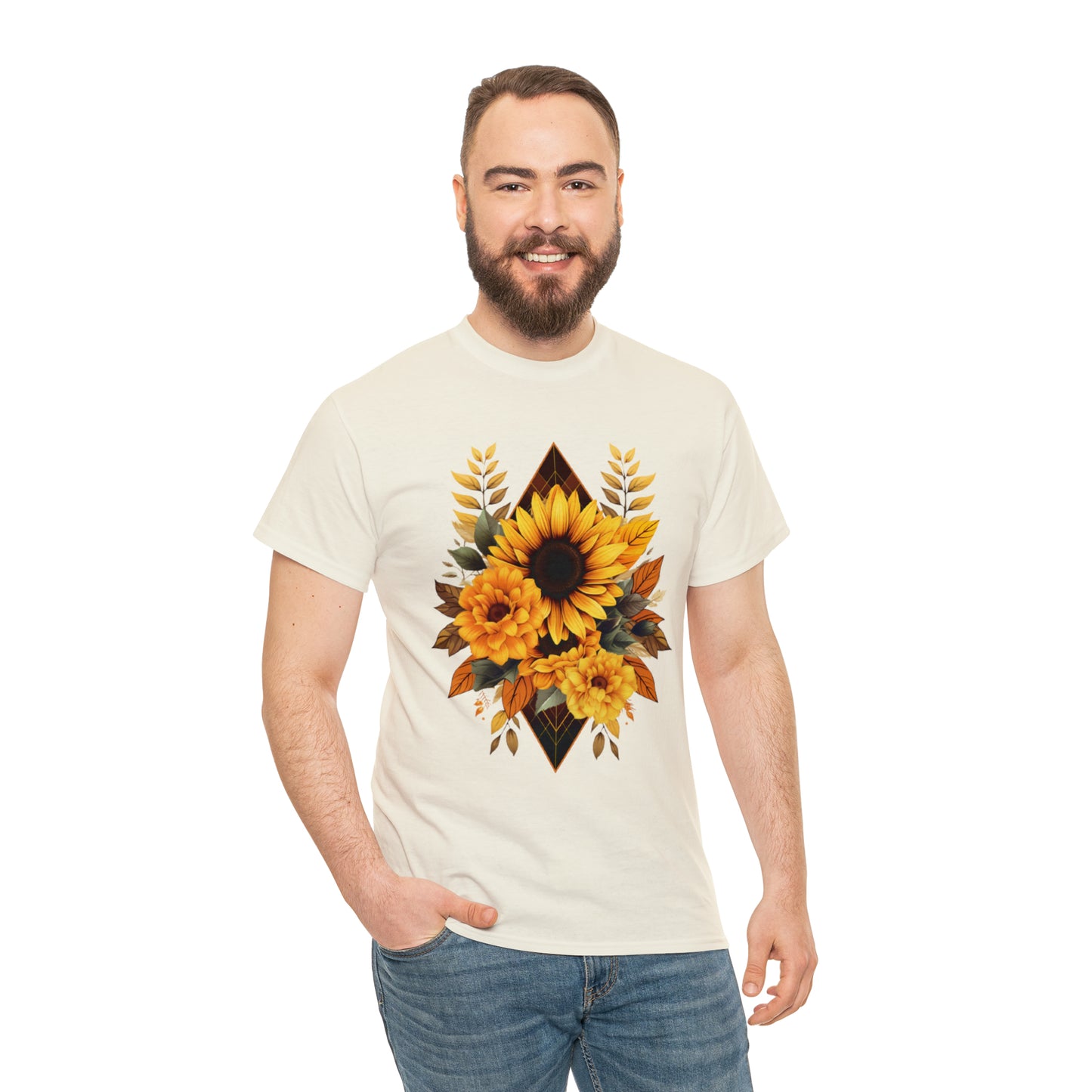 Sunflowers Unisex Heavy Cotton Tee