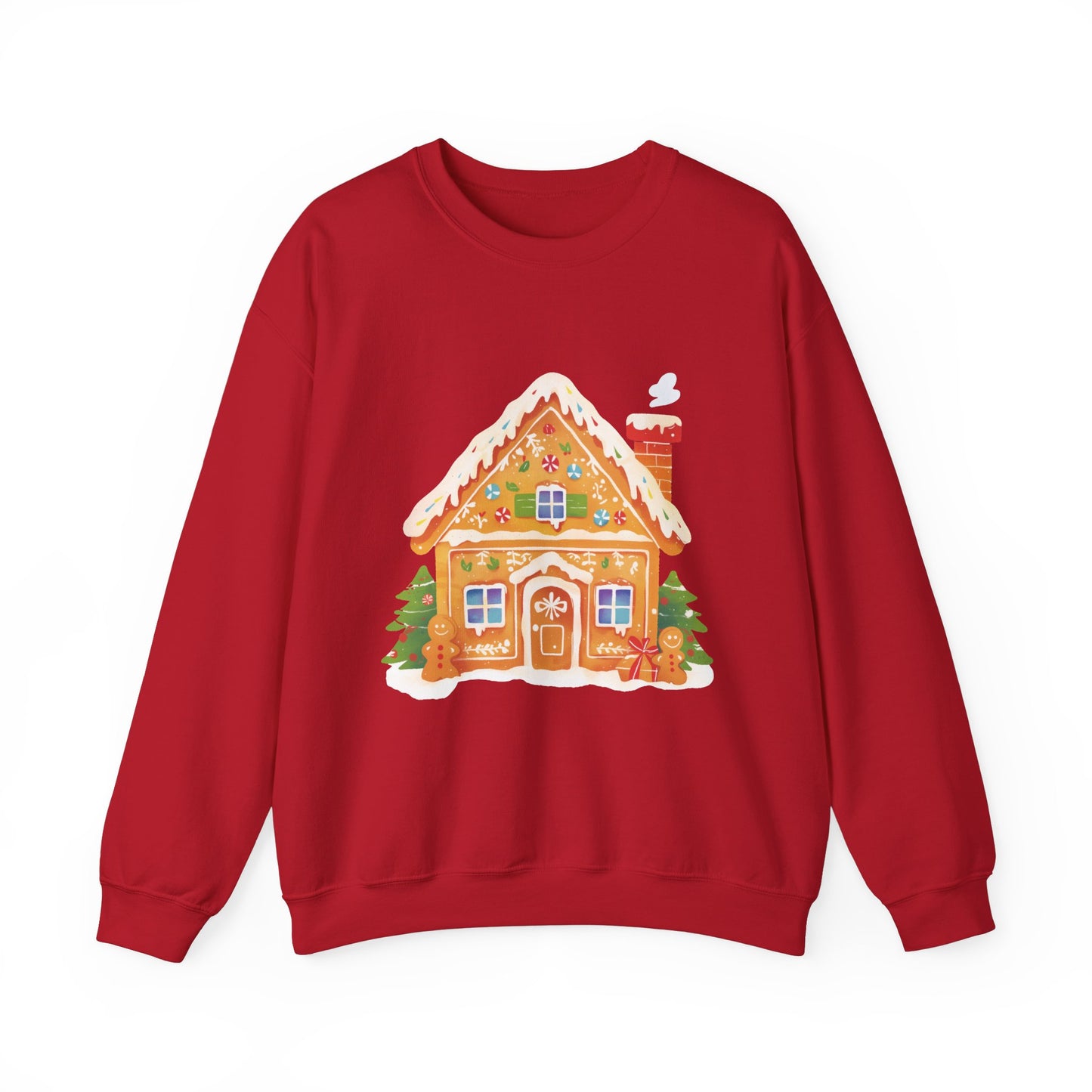 Gingerbread House Unisex Heavy Blend™ Crewneck Sweatshirt