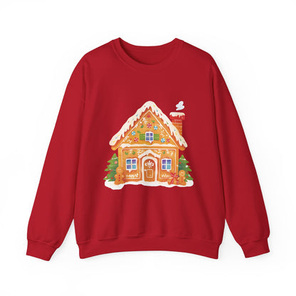 Gingerbread House Unisex Heavy Blend™ Crewneck Sweatshirt