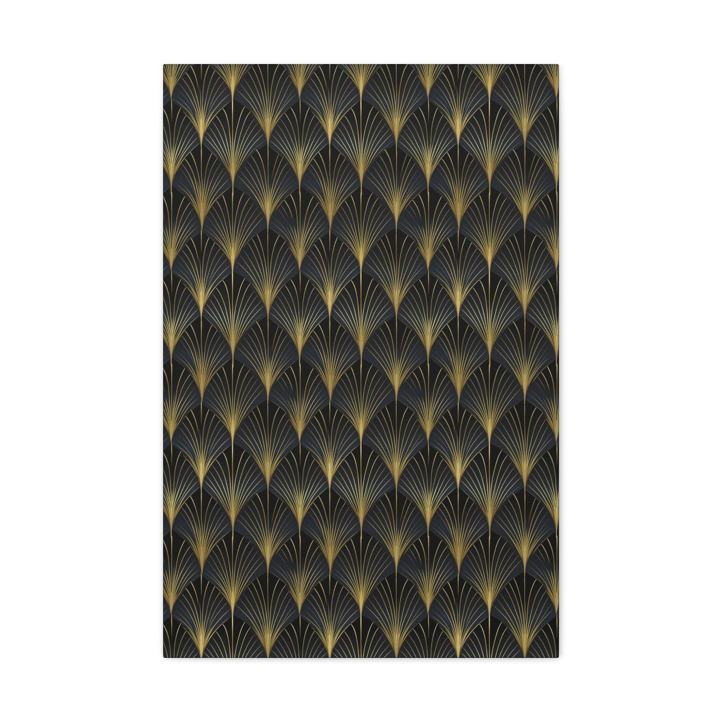 Art Deco Fans Canvas Gallery Wrap