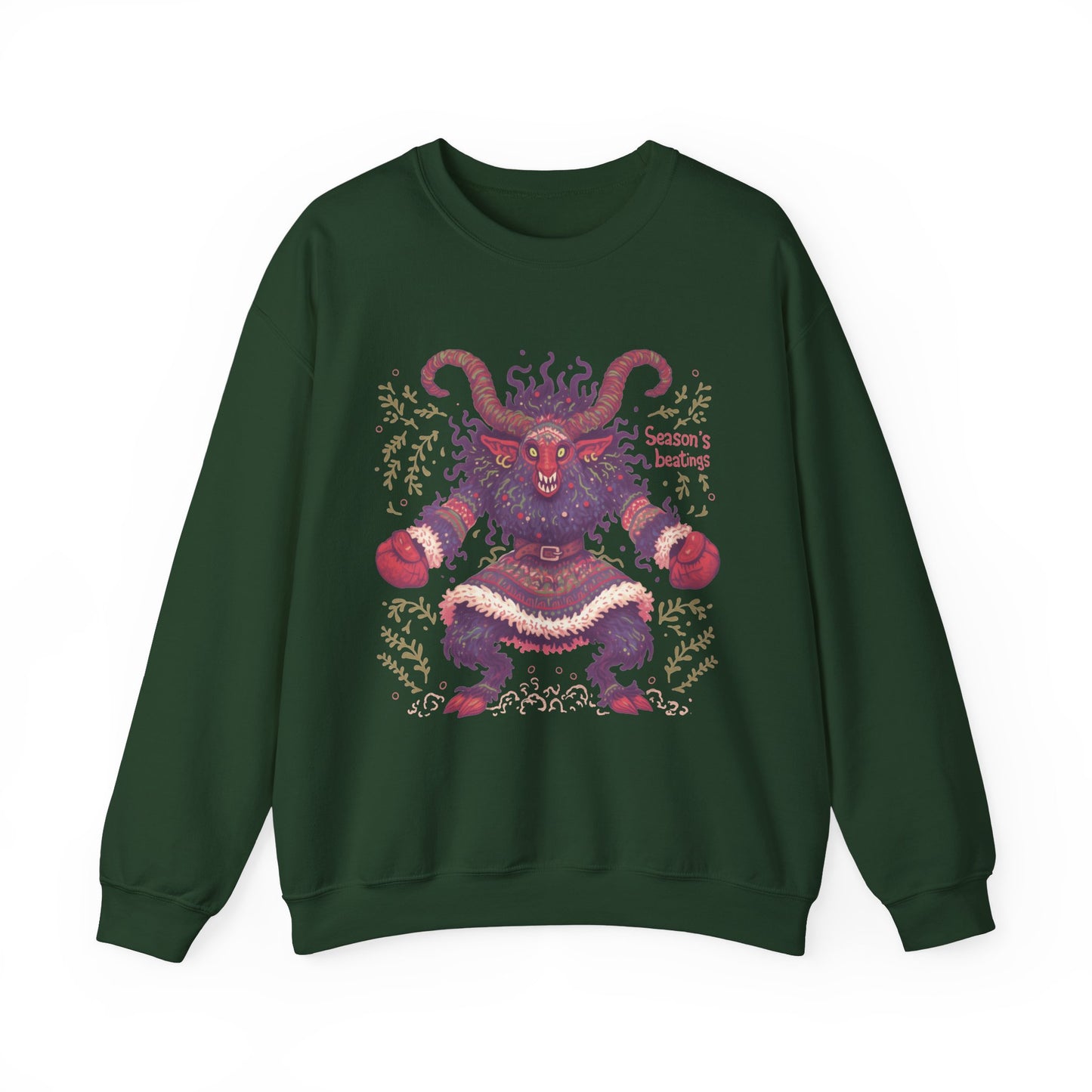 Season's Beatings (Krampus) Unisex Heavy Blend™ Crewneck Sweatshirt