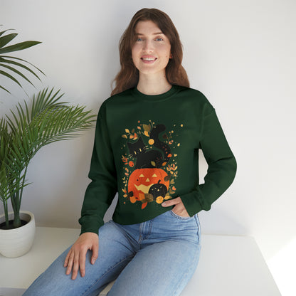 Spooky Kitty Unisex Heavy Blend™ Crewneck Sweatshirt