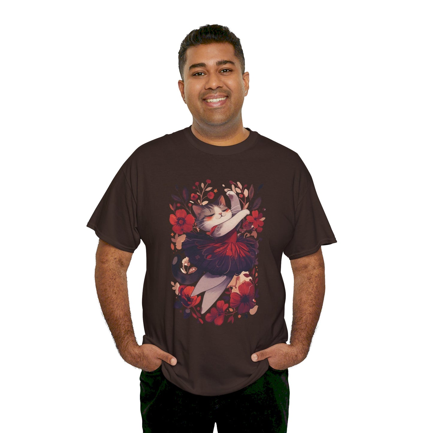 Ballet Cat Unisex Heavy Cotton Tee