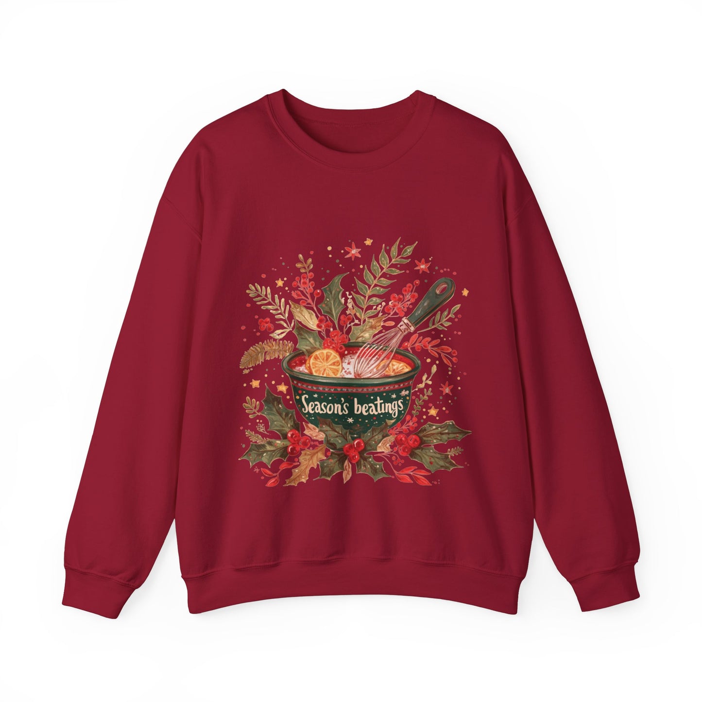 Season's Beatings (Baking) Unisex Heavy Blend™ Crewneck Sweatshirt